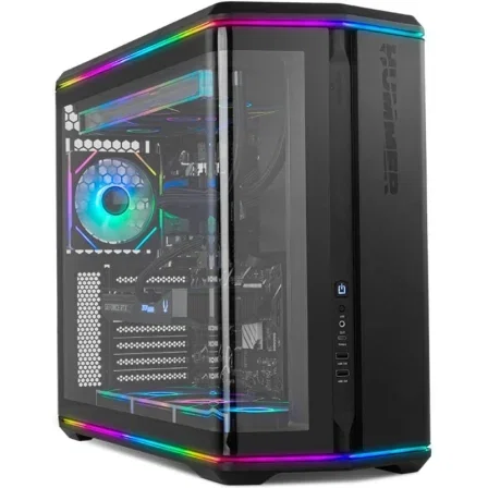 NOX Hummer Anvil Semitorre ATX Cristal Curvo ARGB Negra